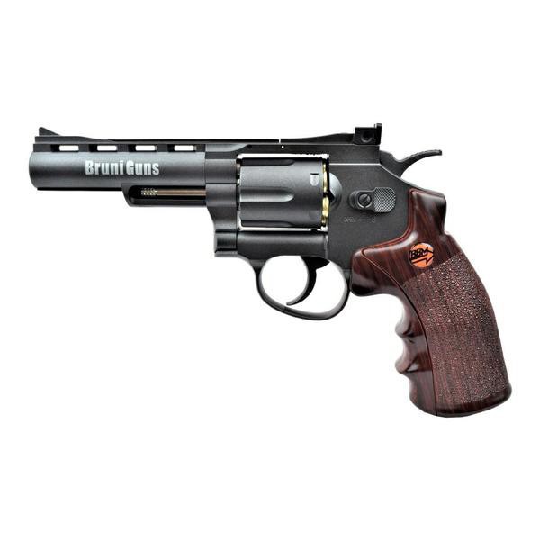 BRUNI REVOLVER CO2 CALIBRO 4,5mm C.N.820 4" NERO (BR-701B)