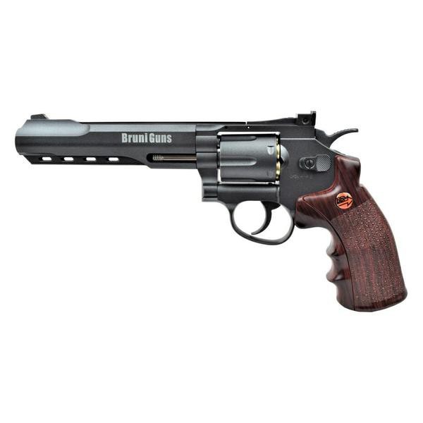 BRUNI REVOLVER CO2 CALIBRO 4,5mm C.N.821 6" NERO (BR-702B)