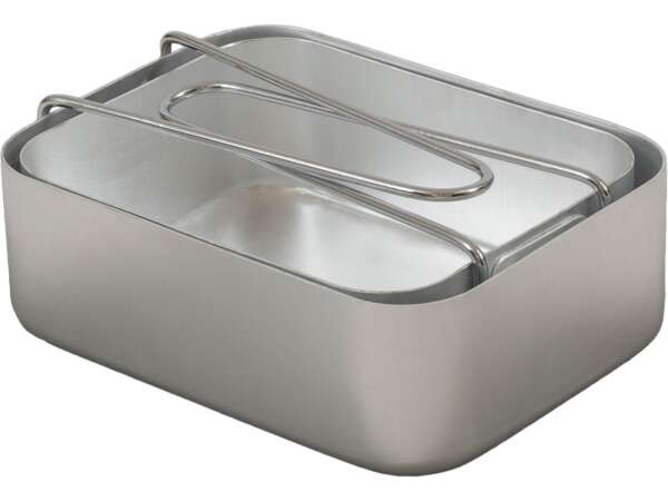 HIGHLANDER Camping Mess Tins ALUMINIUM GREY - immagine 3
