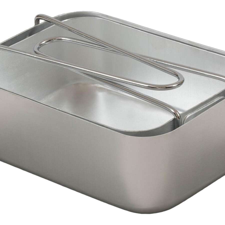 HIGHLANDER Camping Mess Tins ALUMINIUM GREY