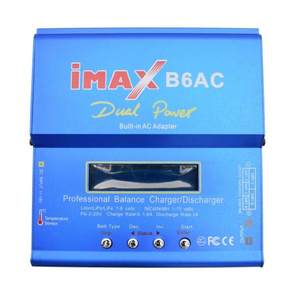 CARICA BATTERIE PROFESSIONALE LI-ION/LI-PO/LI-FE/NI-CD/NI-MH (FL-FPB6) - immagine 2