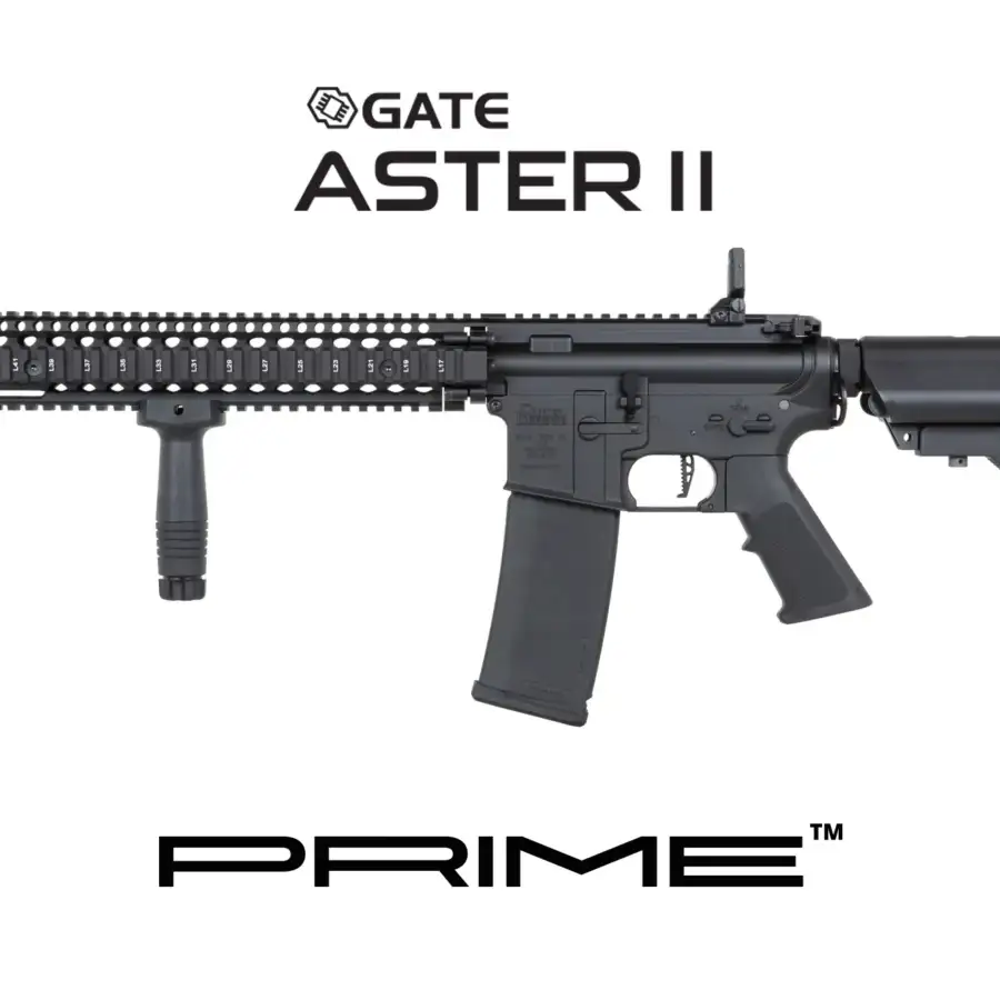 Specna Arms Daniel Defense MK18 SA-P26 Prime Carabina Aster II ETU ASG con motore brushless Nero