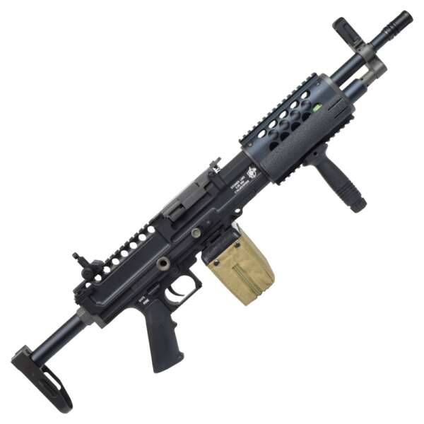 CLASSIC ARMY FUCILE ELETTRICO LMG NERO (CA063M) - immagine 3