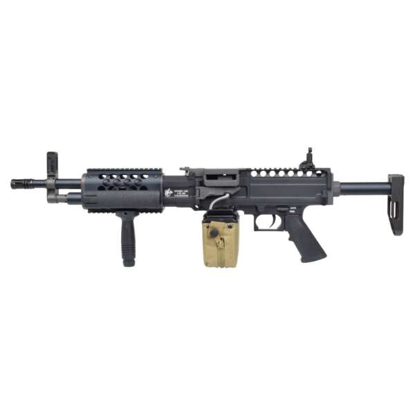 CLASSIC ARMY FUCILE ELETTRICO LMG NERO (CA063M) - immagine 4