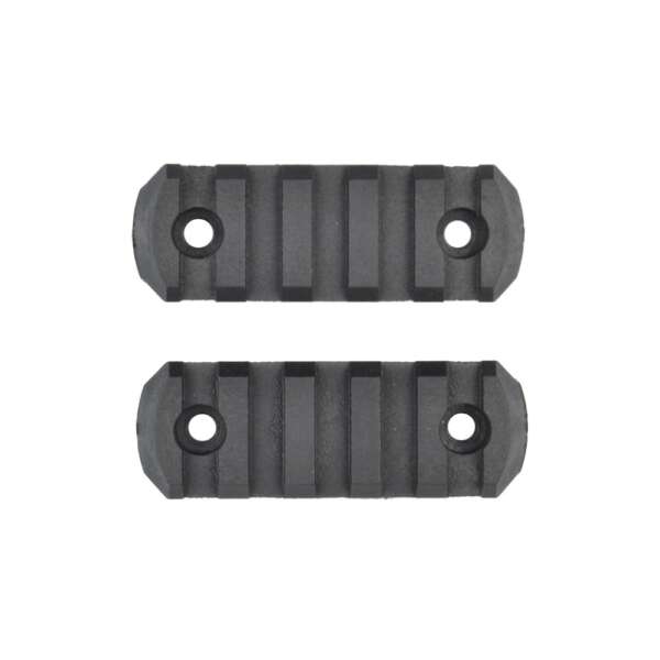 CLASSIC ARMY SLITTE 20mm IN POLIMERO 5 SLOT NERE (A656P-5) - immagine 2