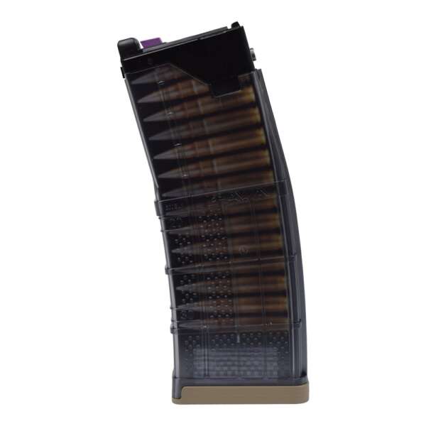 CYMA CARICATORE A GAS 30 COLPI LANCER L5AWM .300BLK FLAT DARK EARTH (CM-MAGLC01T) - immagine 2