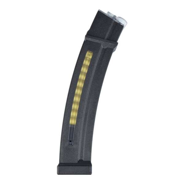 CYMA CARICATORE MID-CAP 130 COLPI PER MP5 NERO (C295) - immagine 2