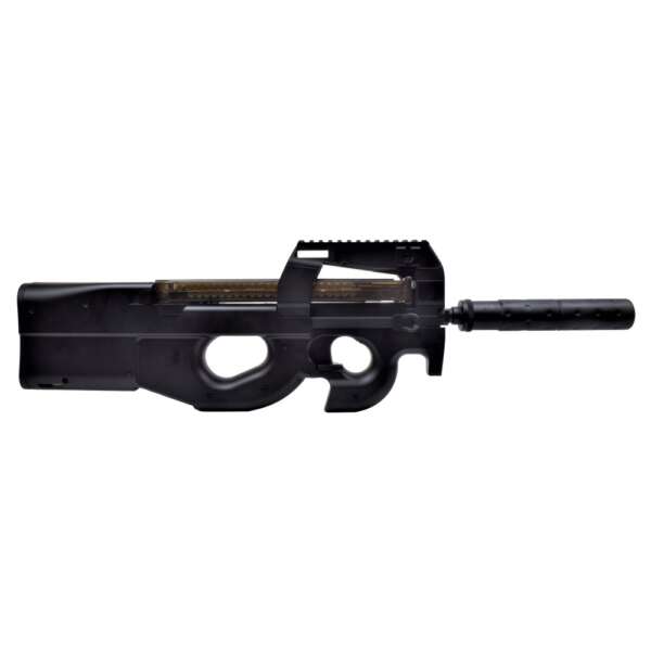 CYMA FUCILE ELETTRICO P90 SILENCER VERSION NERO (CM060B) - immagine 2