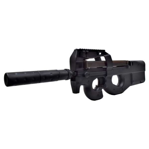 CYMA FUCILE ELETTRICO P90 SILENCER VERSION NERO (CM060B) - immagine 4