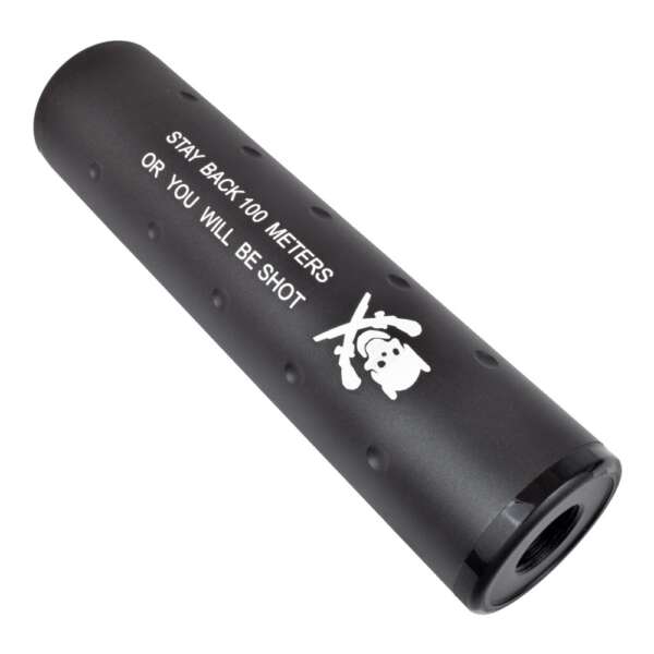 CYMA SILENZIATORE SKULL 130mm x 30mm (HY-152) - immagine 2