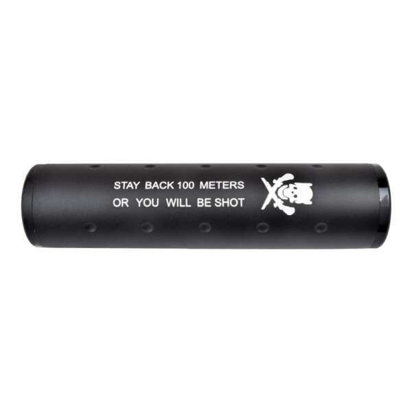 CYMA SILENZIATORE SKULL 130mm x 30mm (HY-152) - immagine 3