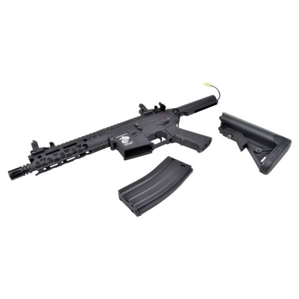 D|BOYS FUCILE ELETTRICO M4 7" METAL VERSION NERO (1901M) - immagine 5