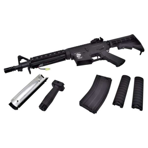 D|BOYS FUCILE ELETTRICO M4 RIS METAL BODY NERO (5781M) - immagine 3