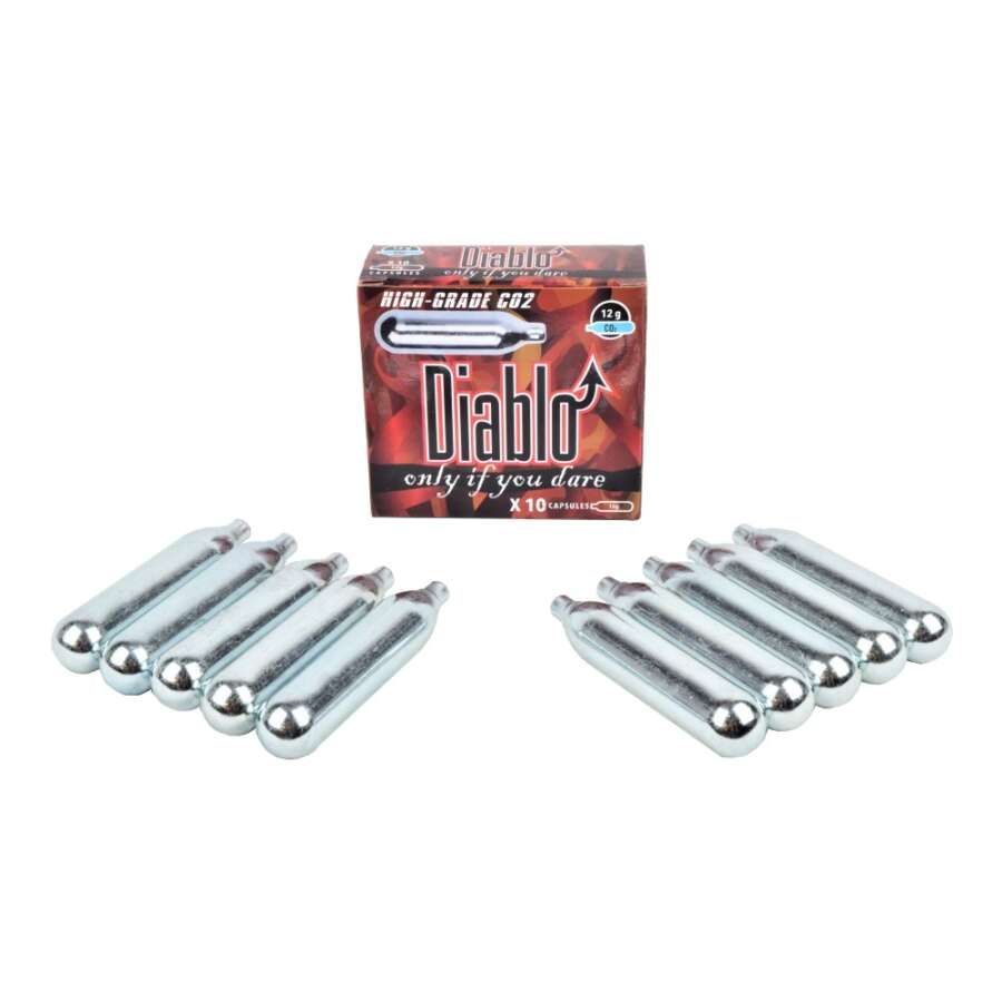 DIABLO BOMBOLETTE CO2 12G SET DA 10 PEZZI (C10DIABLO)