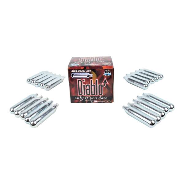 DIABLO BOMBOLETTE CO2 12g SET DA 20 PEZZI (C20DIABLO)