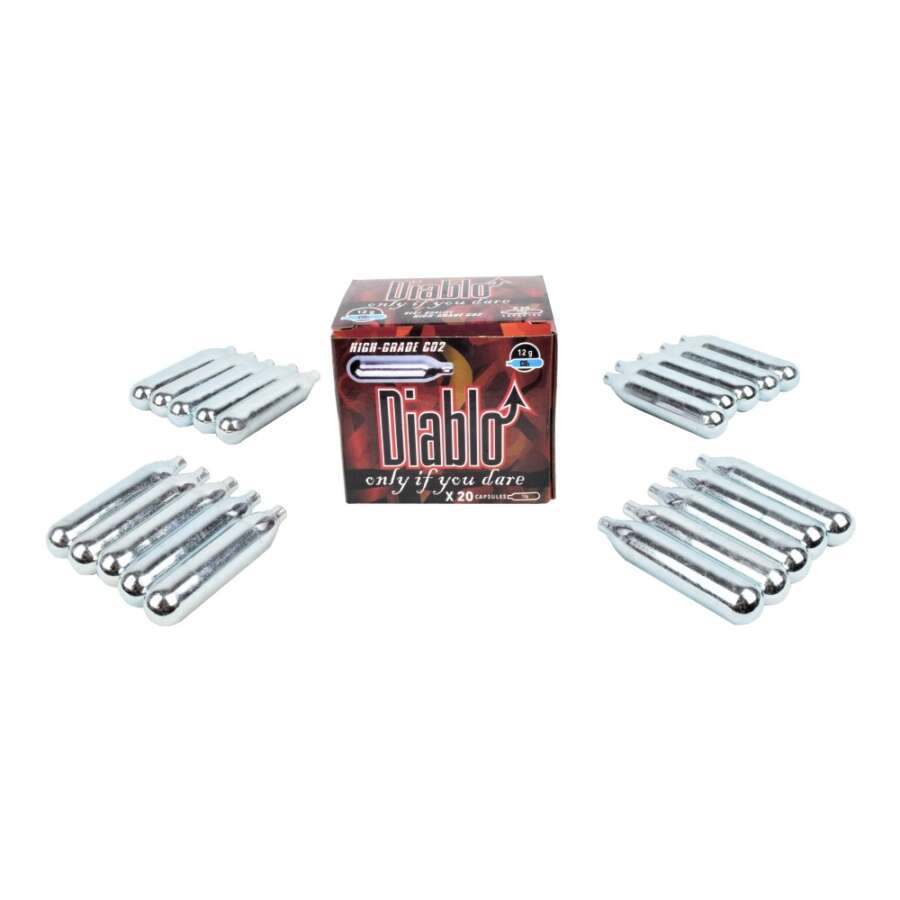 DIABLO BOMBOLETTE CO2 12g SET DA 20 PEZZI (C20DIABLO)