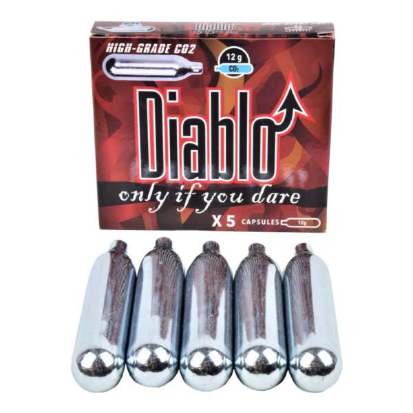 DIABLO BOMBOLETTE CO2 12g SET DA 5 PEZZI (C5DIABLO) - immagine 3