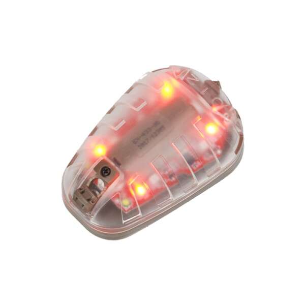 ELEMENT LUCE DI SEGNALAZIONE PER ELMETTI TAN/ROSSO (EL-EX433TR) - immagine 2