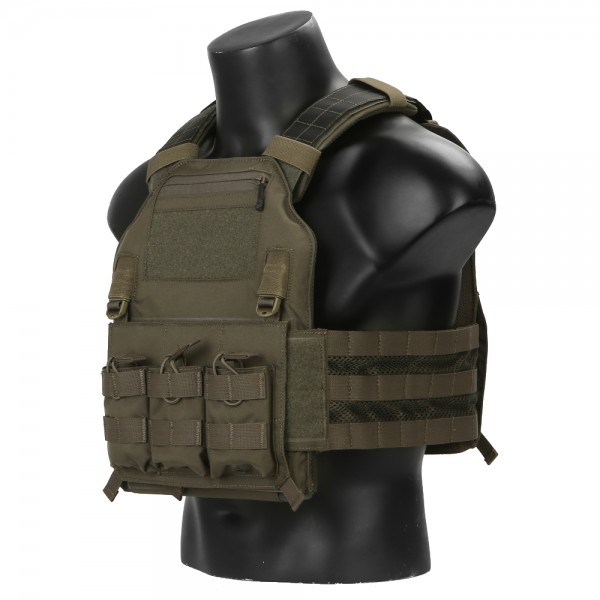 EMERSONGEAR BLUE LABEL TACTICAL VEST 420 PLATE CARRIER RANGER GREEN (EMB7362RG)