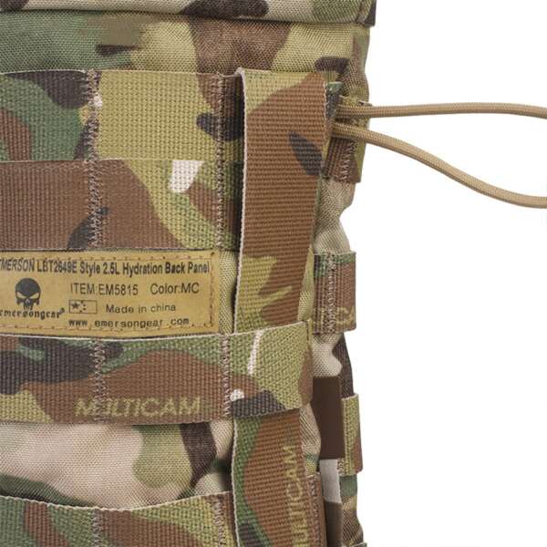 EMERSONGEAR HYDRATATION BACK PANEL 2,5 LITRI MULTICAM (EM5815MC) - immagine 8