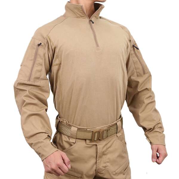 EMERSONGEAR MAGLIA TATTICA COMBAT E4 COYOTE BROWN TAGLIA L (EM9429CB-L) - immagine 2