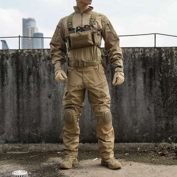 EMERSONGEAR MAGLIA TATTICA COMBAT E4 COYOTE BROWN TAGLIA XL (EM9429CB-XL) - immagine 6
