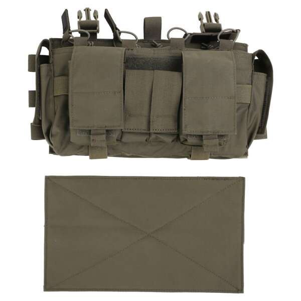 EMERSONGEAR PANNELLO PER CHEST RIG CON TASCA PORTA CARICATORI RANGER GREEN (EM7363RG) - immagine 3