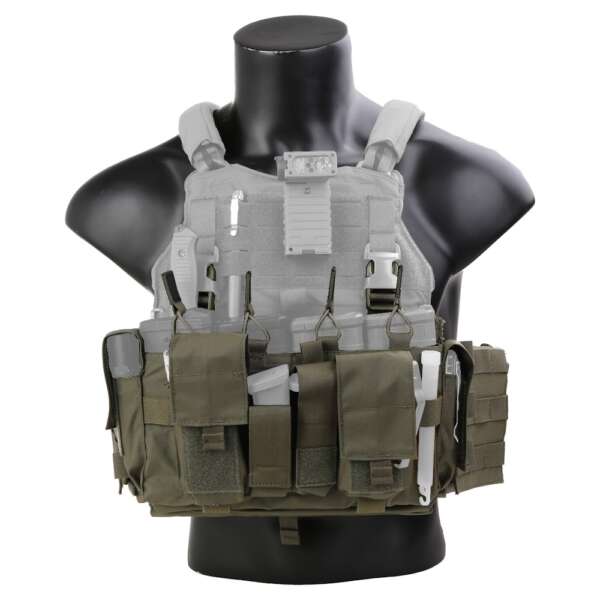 EMERSONGEAR PANNELLO PER CHEST RIG CON TASCA PORTA CARICATORI RANGER GREEN (EM7363RG) - immagine 7
