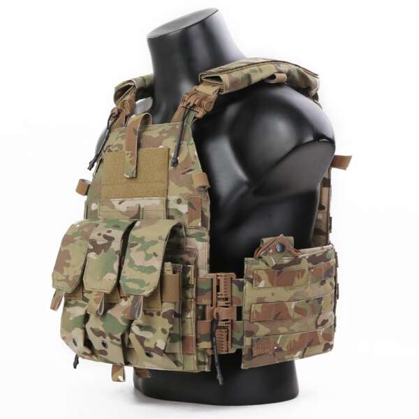 EMERSONGEAR PLATE CARRIER CON SGANCIO RAPIDO MULTICAM (EM7405MC) - immagine 2