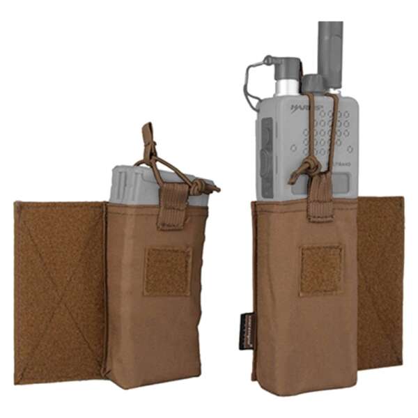 EMERSONGEAR SET 2 TASCHE PORTA RADIO/CARICATORE COYOTE BROWN (EM8333CB) - immagine 2