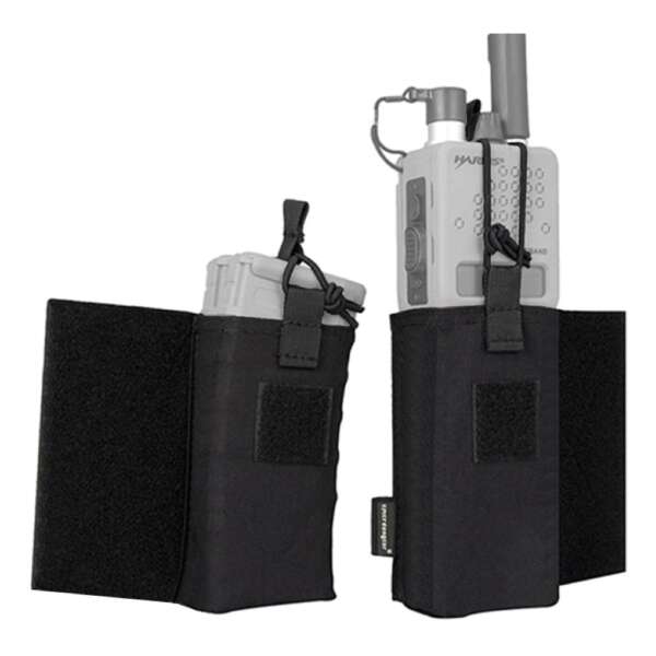 EMERSONGEAR SET 2 TASCHE PORTA RADIO/CARICATORE NERE (EM8333BK) - immagine 2