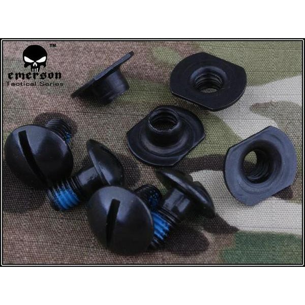 EMERSONGEAR SET VITI PER ELMETTO NERE (EM5665)