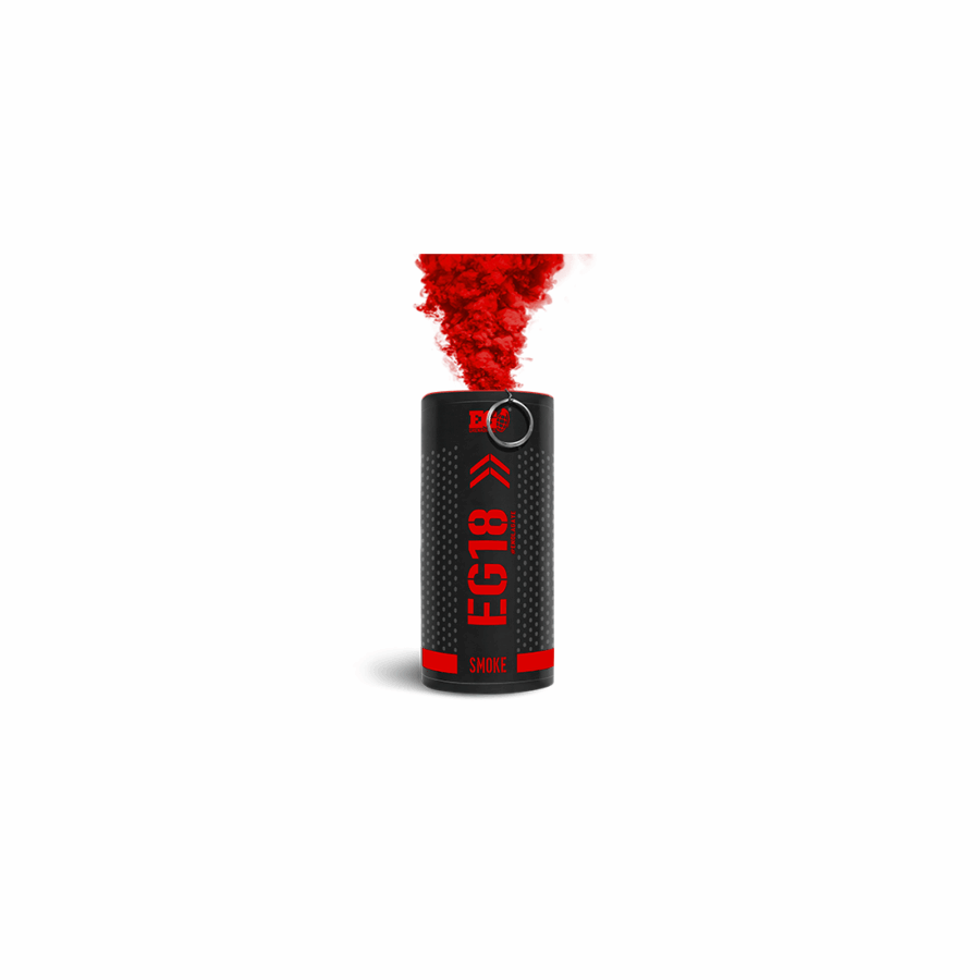 ENOLA GAYE EG18 Wire Pull® Smoke Grenade - rossa