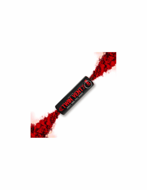 ENOLA GAYE TWIN VENT II Wire Pull® Smoke Grenade - rossa