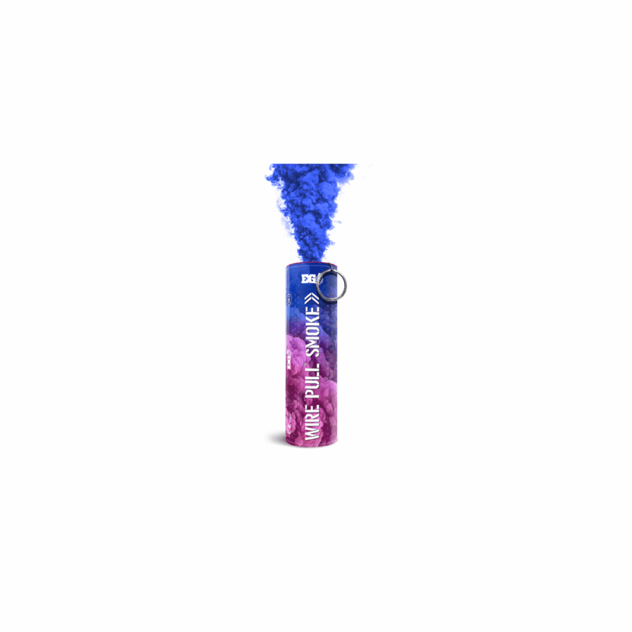 ENOLA GAYE WP40 Wire Pull® Smoke Grenade GENDER REVEAL - blu