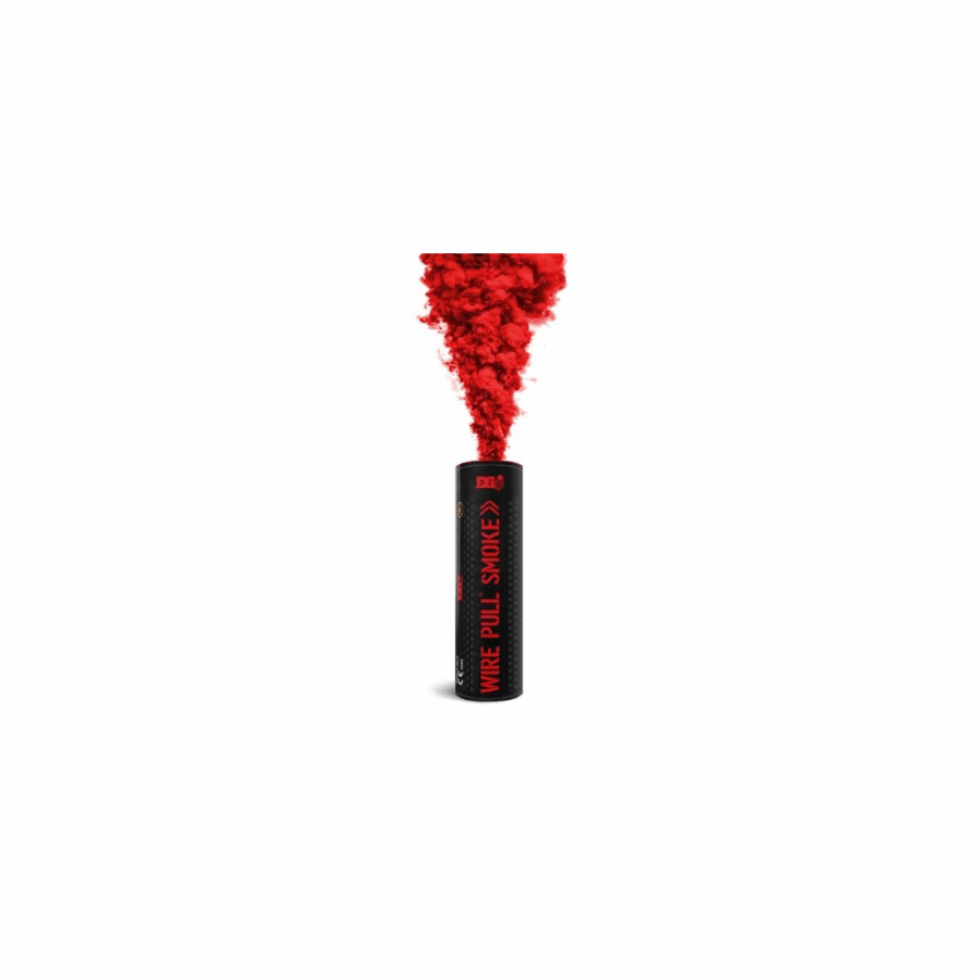 ENOLA GAYE WP40 Wire Pull® Smoke Grenade - rossa