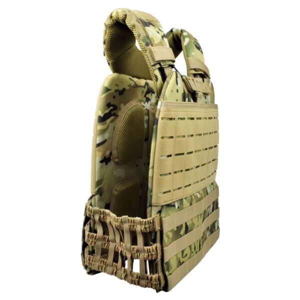 EXAGON TACTICAL VEST PLATE CARRIER MULTICAM (EX-VT473M) - immagine 4