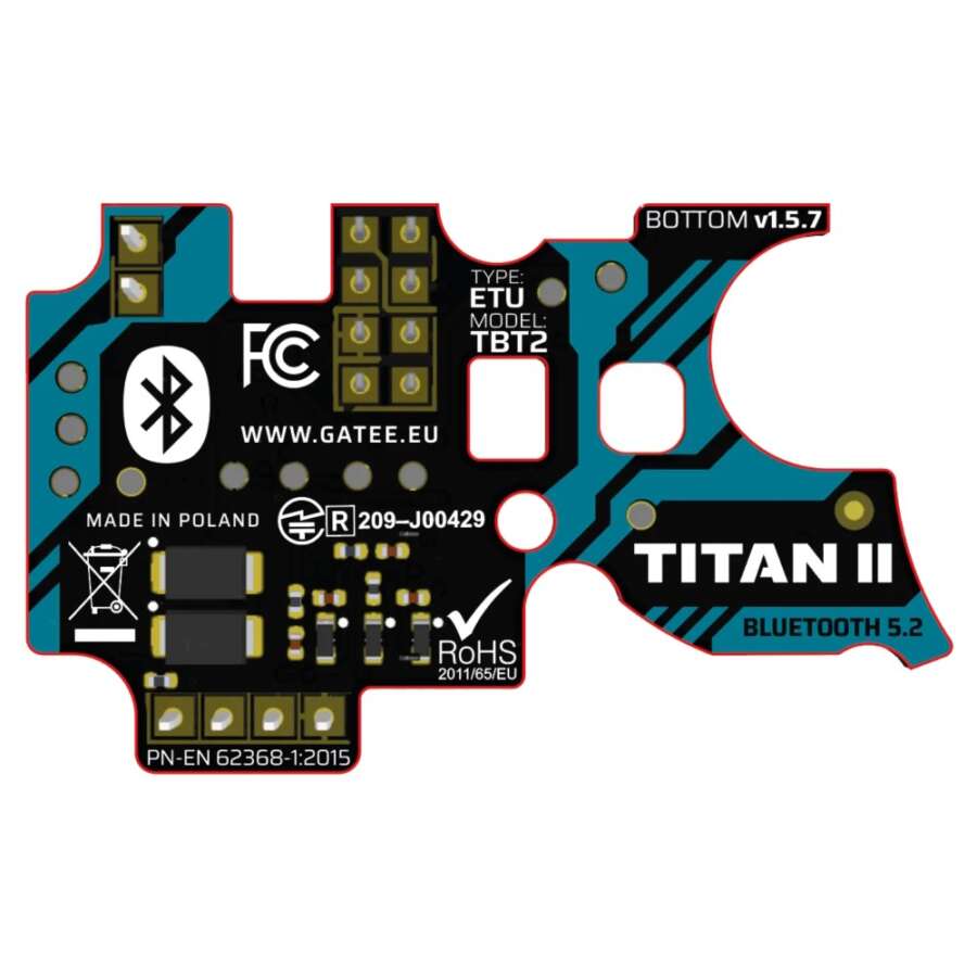 GATE TITAN II BLUETOOTH V2 CAVI ANTERIORI (TBT2-AF)