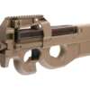 CYBERGUN FUCILE FN P90 STANDARD TAN CON RED DOT 6mm AEG ABS - immagine 2