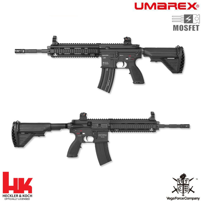 UMAREX AEG HK416 V.2 MOSFET LONG VERSION BLACK VFC UMAREX