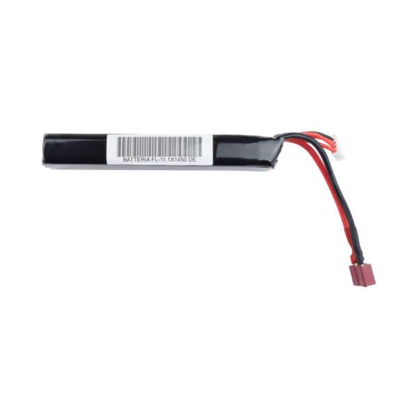 FUEL BATTERIA LI-PO 11.1V X 1450MAH 30C STICK CONNETTORE DEANS (FL-11.1X1450-DE) - immagine 2