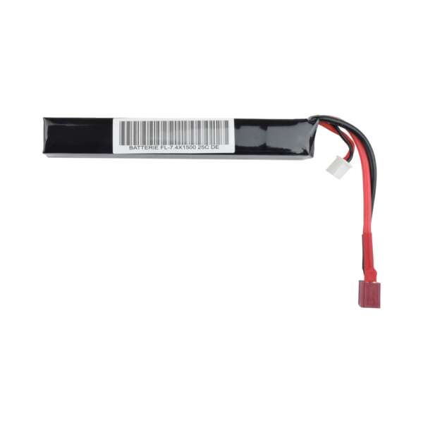 FUEL BATTERIA LI-PO 7.4V X 1500MAH 25C CONNETTORE DEANS (FL-7.4X1500-DE) - immagine 2