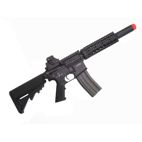 G&G FUCILE ELETTRICO TR4 CQB-S SILENCED BLOW-BACK FULL METAL - TOP TECH NERO (GG17M)