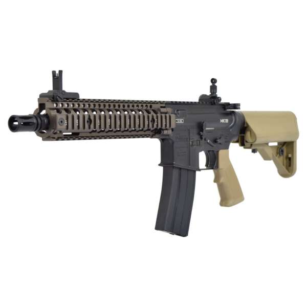 GOLDEN EAGLE FUCILE A GAS DANIEL DEFENSE MK18 TWO-TONE NERO/TAN (GE-6593MT) - immagine 3