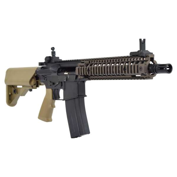 GOLDEN EAGLE FUCILE A GAS DANIEL DEFENSE MK18 TWO-TONE NERO/TAN (GE-6593MT) - immagine 4