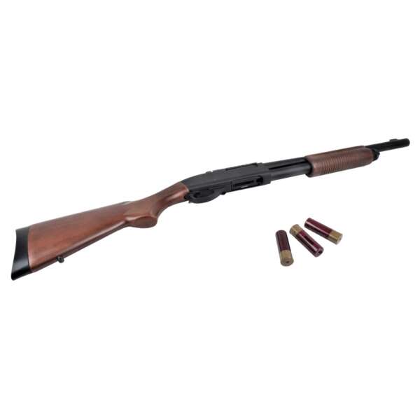 GOLDEN EAGLE FUCILE A POMPA A GAS LONG VERO LEGNO (GE-M870LW) - immagine 5