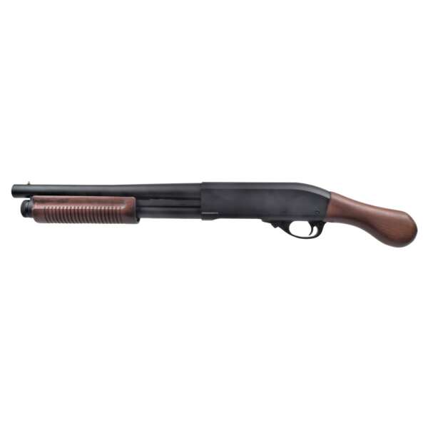 GOLDEN EAGLE FUCILE A POMPA A GAS SHORT VERO LEGNO (GE-M870SW) - immagine 2