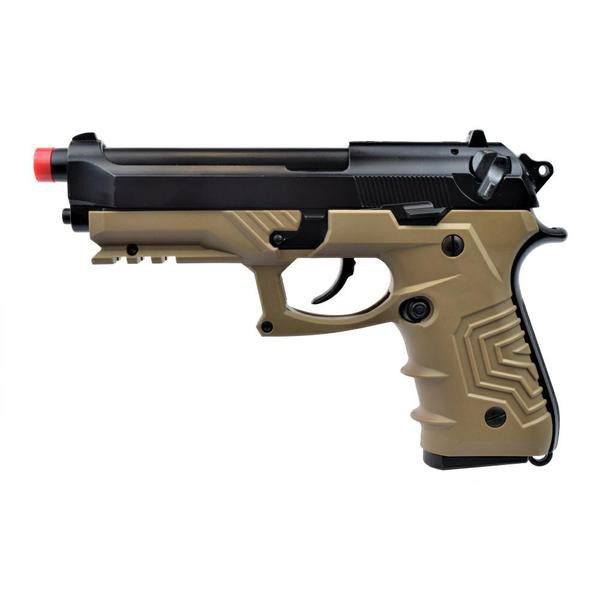 HFC PISTOLA A GAS M9 CUSTOM TYPE TAN (HG 173T)
