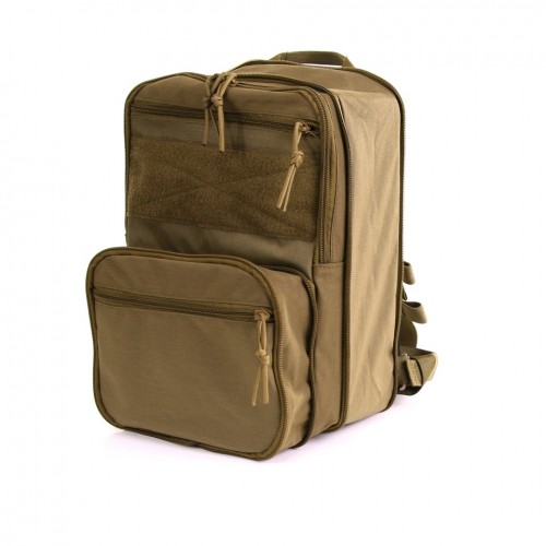 101 INC.  SMALL BACK PACK REGOLABILE COYOTE