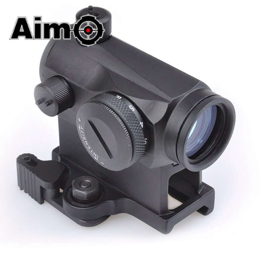AIM-O MICRO RED DOT CON DOPPIO ATTACCO NERO (AO5029-B)
